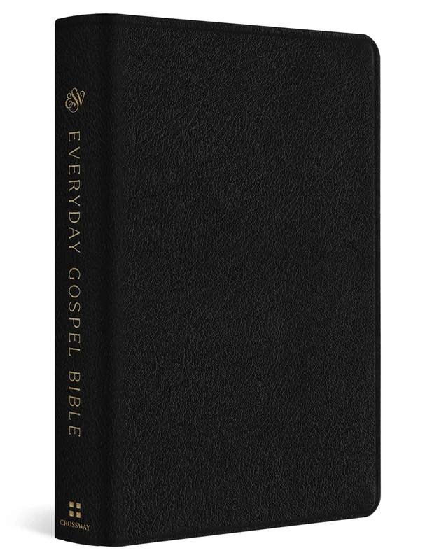 ESV Everyday Gospel Bible: Connecting Scripture to All of Life (Genuine Leather, Black)