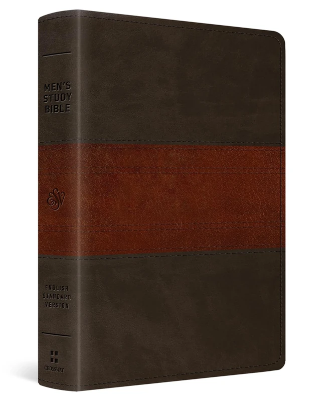 ESV Men's Study Bible (TruTone, Forest/Tan, Trail Design): English Standard Version, Trutone, Forest/tan, Trail Design, Men's Study Bible With Ribbon Marker
