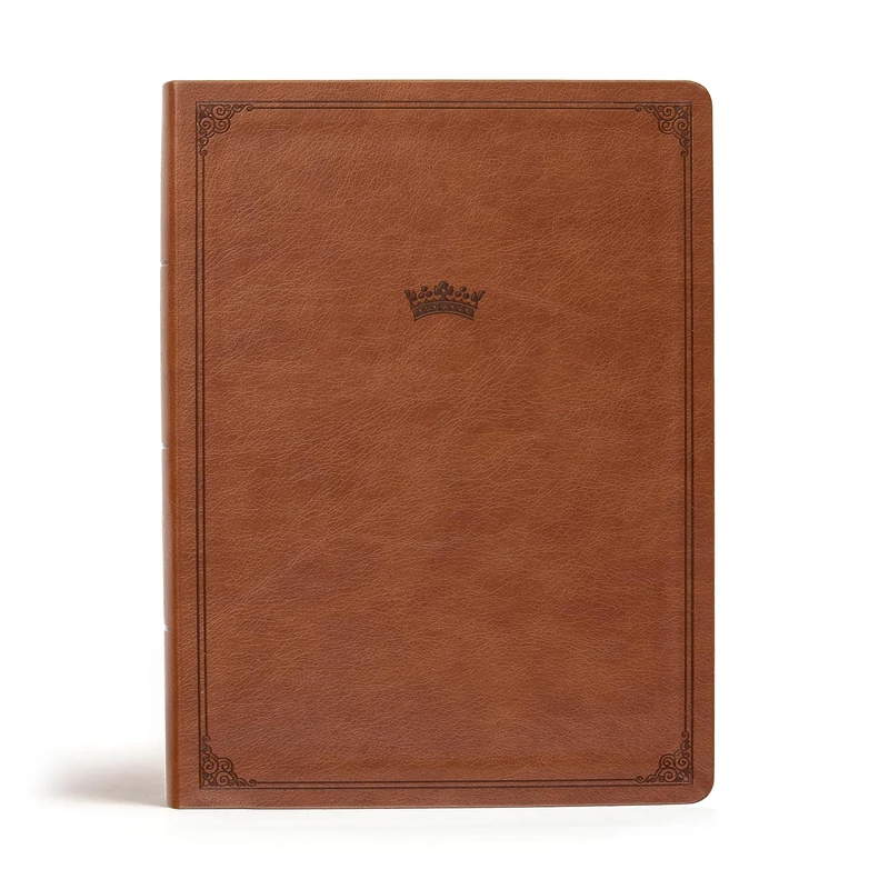 CSB Tony Evans Study Bible, British Tan LeatherTouch, Indexed: Study Notes and Commentary, Articles, Videos, Easy-To-Read Font
