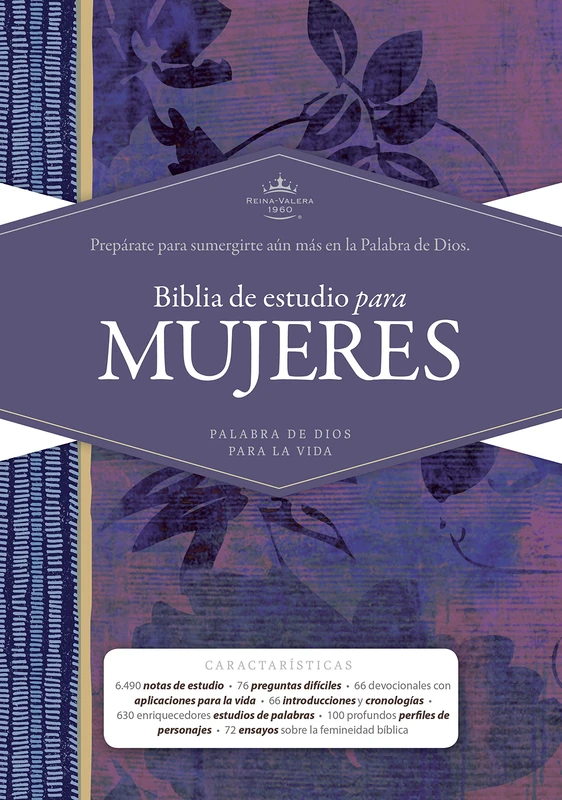 RVR 1960 Biblia de Estudio para Mujeres, tapa dura: Reina-Valera 1960 Biblia de estudio para mujeres / Christian Standard Bible The Study Bible for Women - Image 1