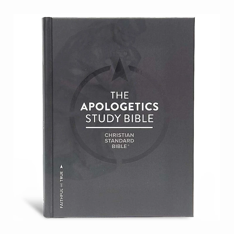 CSB Apologetics Study Bible, Hardcover: Black Letter, Defend Your Faith, Study Notes and Commentary, Ribbon Marker, Sewn Binding, Easy-To-Read Bible Serif Type - Image 1