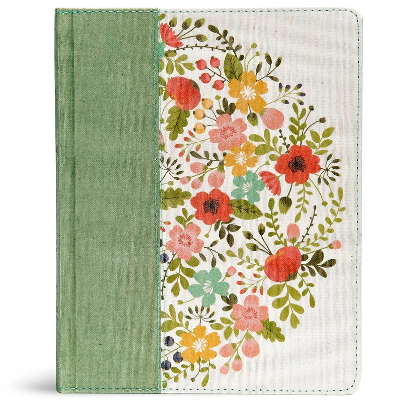 CSB Notetaking Bible, Sage Cloth Over Board