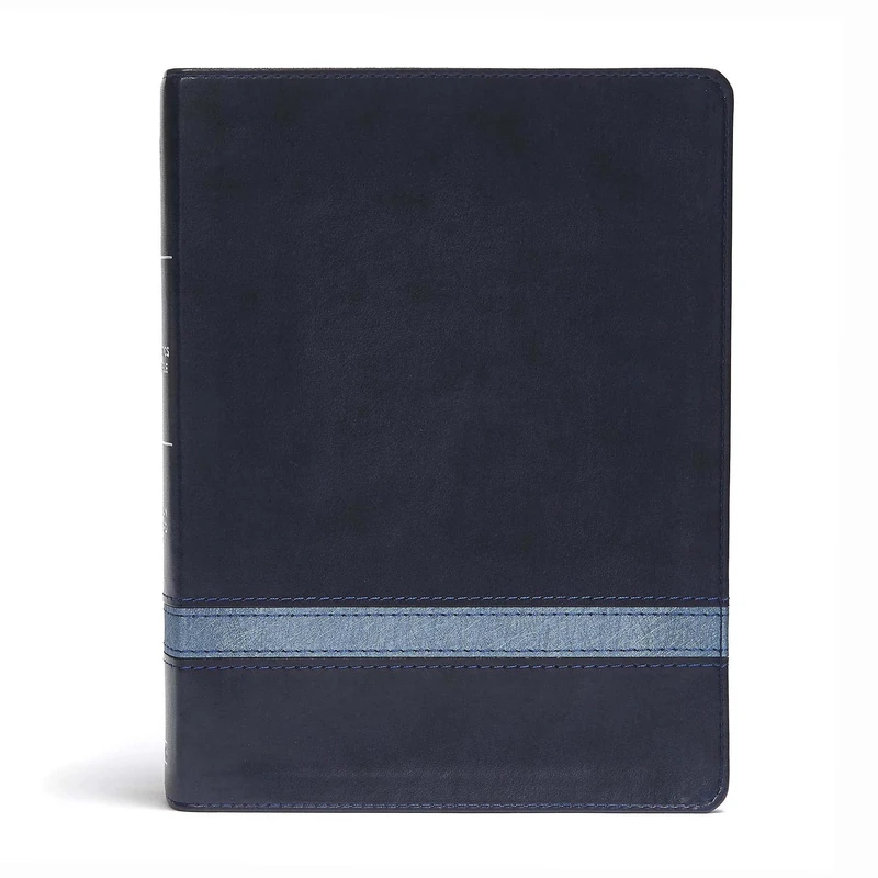 CSB Apologetics Study Bible, Navy: Black Letter, Defend Your Faith, Study Notes and Commentary, Ribbon Marker, Sewn Binding, Easy-To-Read Bible Serif Type
