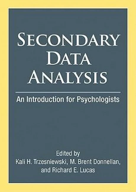 Secondary Data Analysis: An Introduction for Psychologists