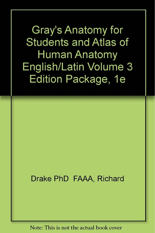 AND Atlas of Human Anatomy English/Latin (Volume 3) (Gray's Anatomy for Students)