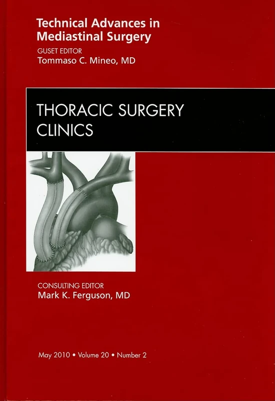 Technical Advances in Mediastinal Surgery, An Issue of Thoracic Surgery Clinics (Volume 20-2) (The Clinics: Surgery, Volume 20-2)