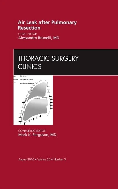 Air Leak after Pulmonary Resection, An Issue of Thoracic Surgery Clinics (Volume 20-3) (The Clinics: Surgery, Volume 20-3)