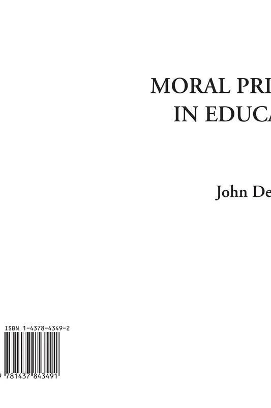 Moral Principles in Education