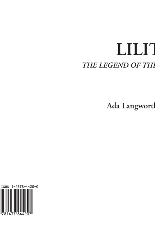 Lilith (The Legend of the First Woman)