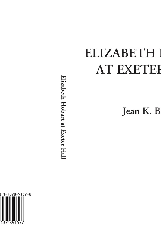 Elizabeth Hobart at Exeter Hall