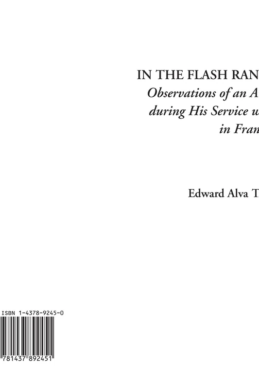 In the Flash Ranging Service (Observations of an American Soldier during His Service with the A. E. F. in France) - Image 1