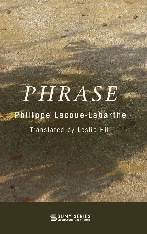 Phrase (SUNY series, Literature...in Theory)