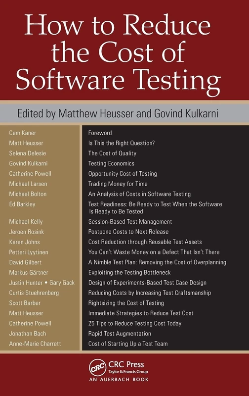 How to Reduce the Cost of Software Testing