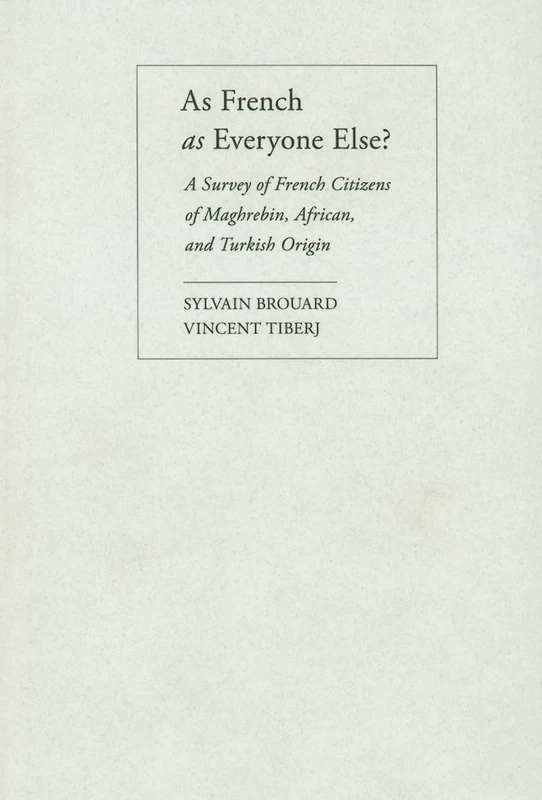 As French as Everyone Else?: A Survey of French Citizens of Maghrebin, African, and Turkish Origin
