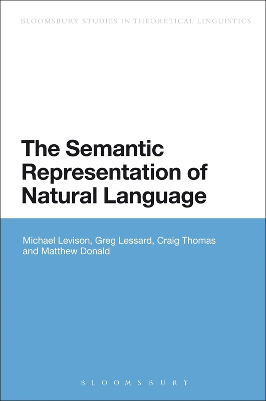 Bloomsbury - The Semantic Representation of Natural Language