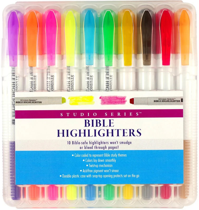 Peter Pauper Press Bible Gel Highlighters (10-piece Set)