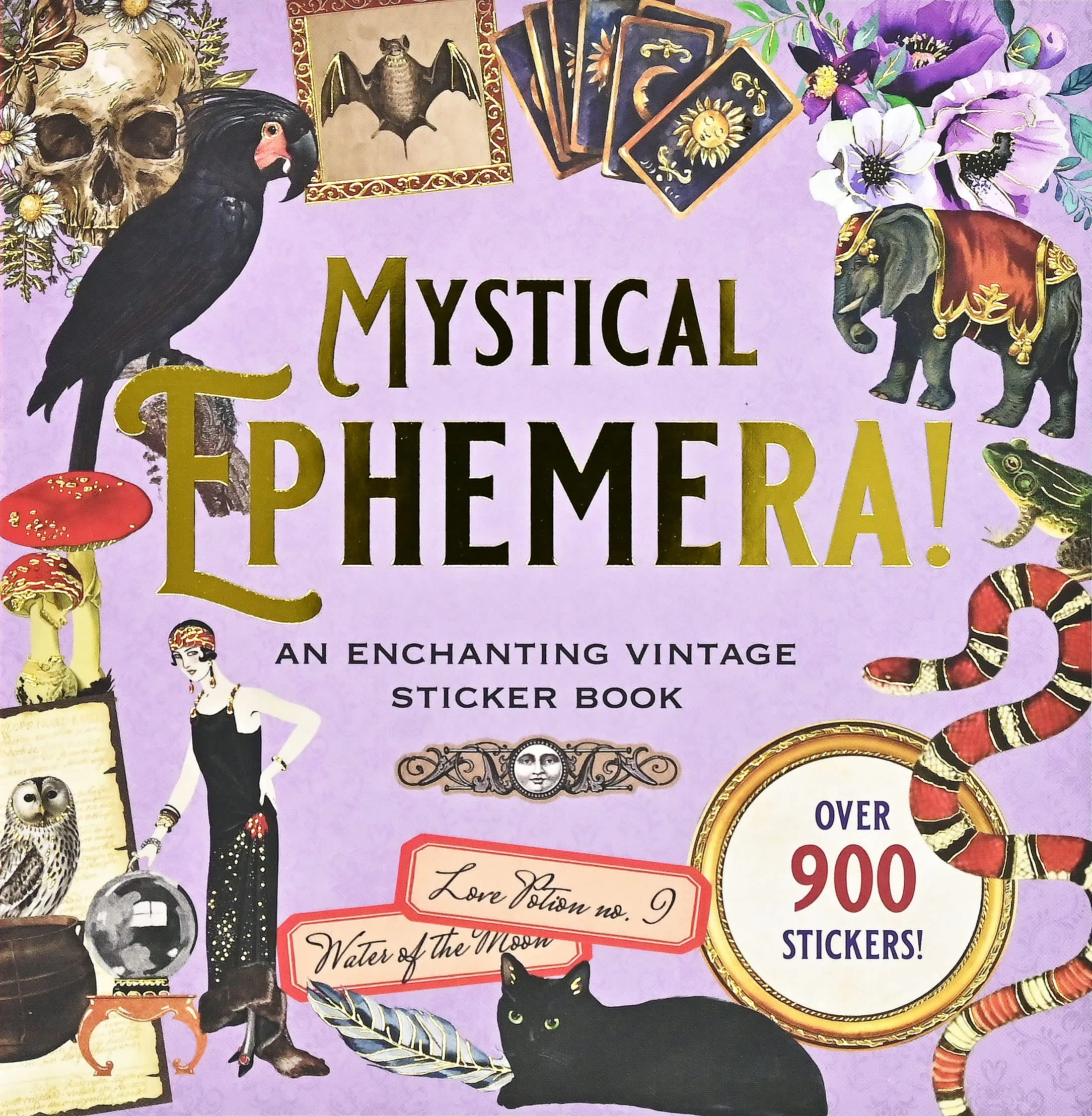 Mystical Ephemera! An Enchanting Vintage Sticker Book (over 900 stickers)