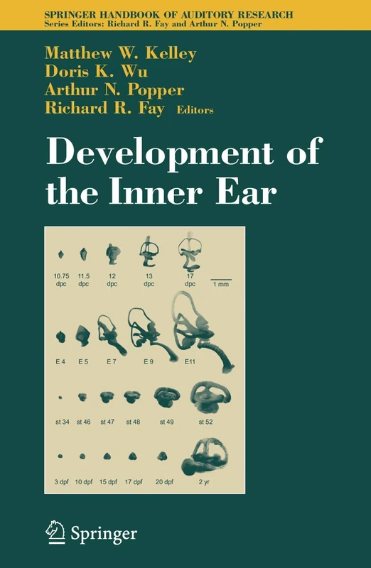 Development of the Inner Ear: 26 (Springer Handbook of Auditory Research, 26)