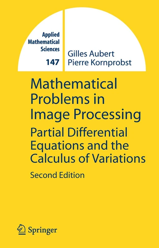 Springer Mathematical Problems in Image Processing - 2nd Edition