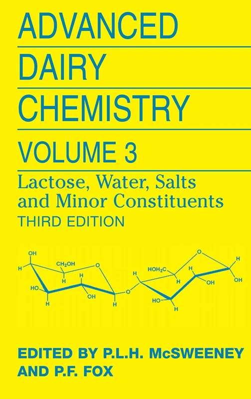 Springer Advanced Dairy Chemistry Vol 3 - Lactose and Salts