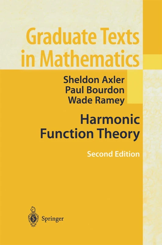 Harmonic Function Theory: 137 (Graduate Texts in Mathematics, 137)