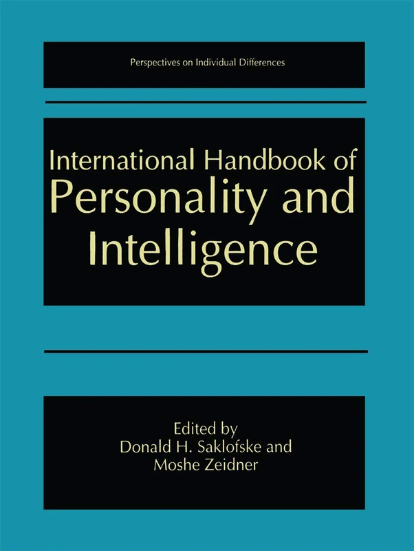 International Handbook of Personality and Intelligence (Perspectives on Individual Differences)