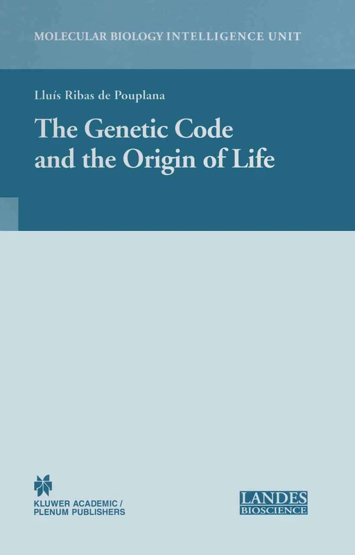 Springer - The Genetic Code and the Origin of Life Book