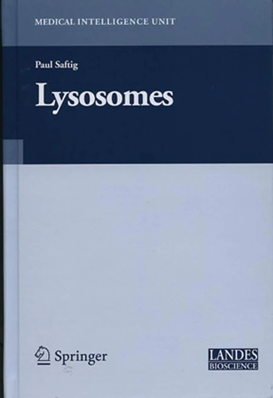 Springer Lysosomes (Medical Intelligence Unit) - Science Book - Image 1