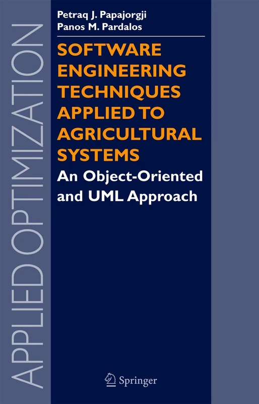 Springer Software Engineering for Agricultural Systems Book