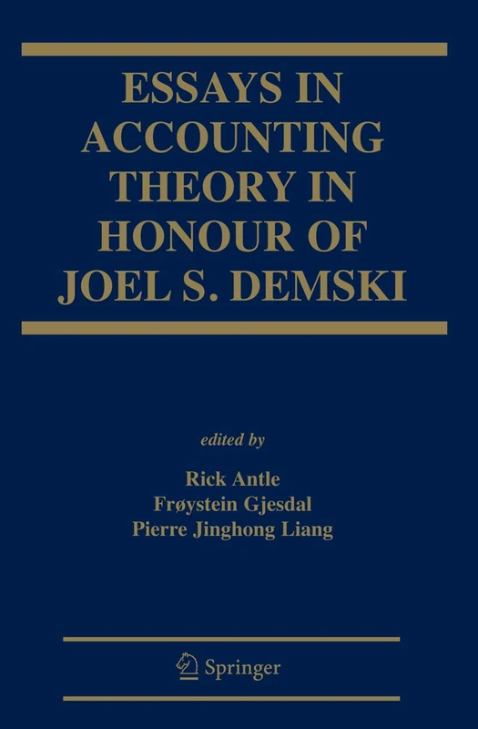 Essays in Accounting Theory in Honour of Joel S. Demski - Image 1