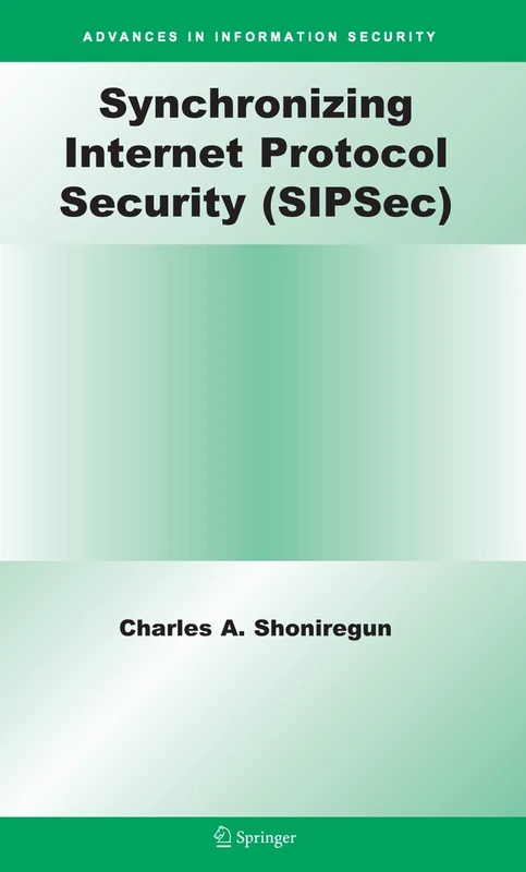 Springer SIPSec: 34 - Advances in Information Security Book - Image 1