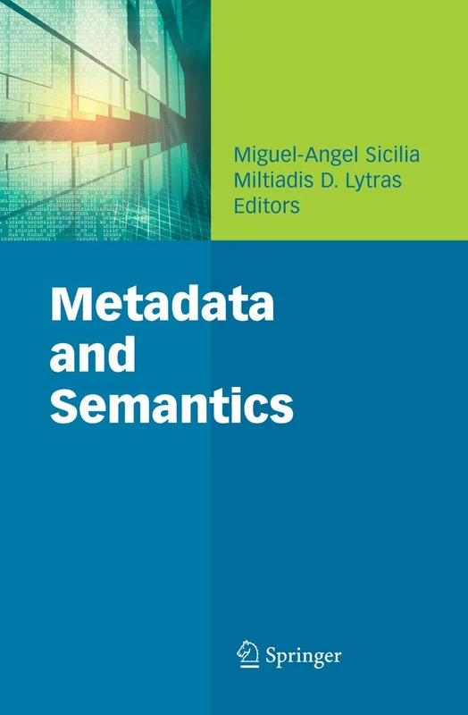 Springer Metadata and Semantics - Research Volume