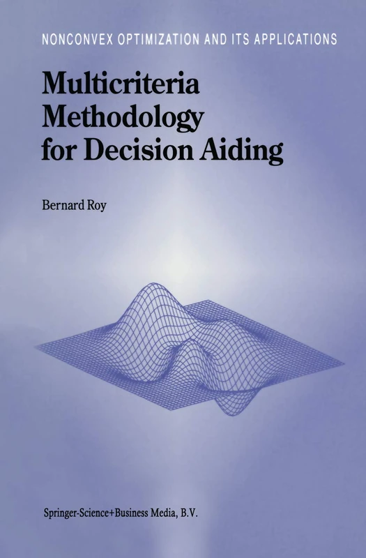Springer Multicriteria Methodology for Decision Aiding Book - Image 1