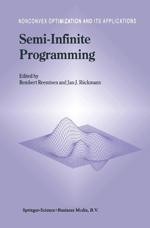 Springer - Semi-Infinite Programming: 25 Optimization Book