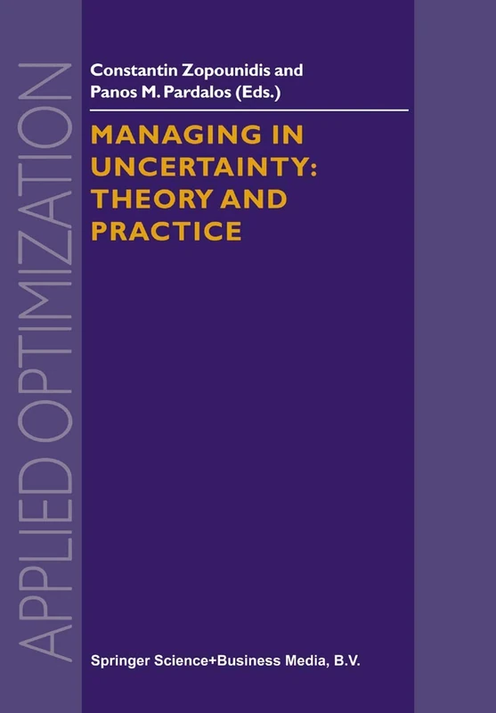 Managing in Uncertainty: Theory and Practice: 19 (Applied Optimization, 19)