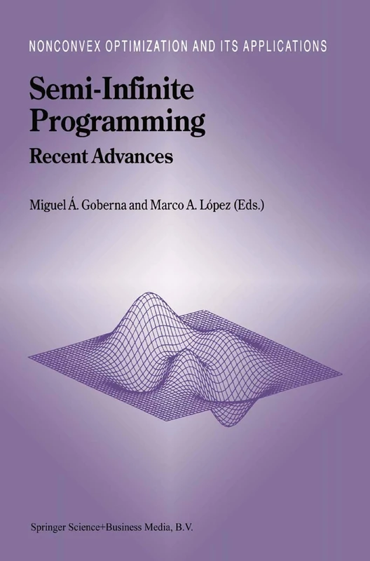 Semi-Infinite Programming: Recent Advances: 57 (Nonconvex Optimization and Its Applications)