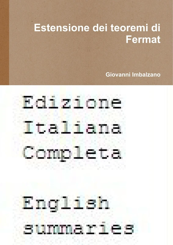 Estensione Dei Teoremi Di Fermat