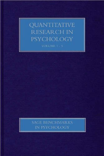 Quantitative Research in Psychology (SAGE Benchmarks in Psychology)