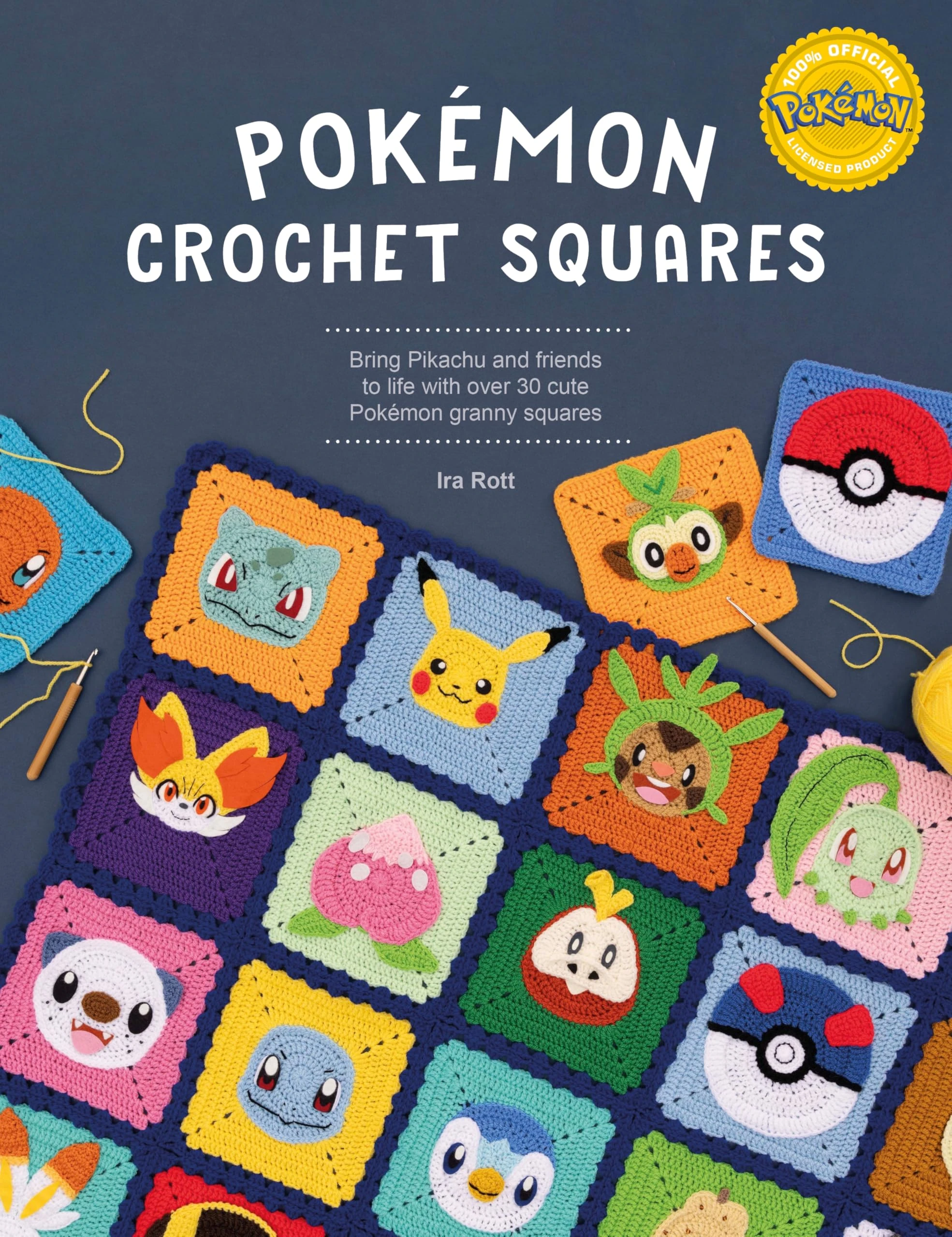 Pokémon Crochet Squares: Bring Pikachu and friends to life with over 30 cute Pokémon granny squares (Pokémon Crafts)