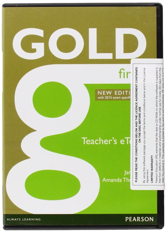 Gold First New Edition eText Teacher CD-ROM