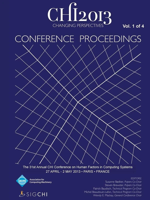 MCA Chi 13 Proceedings - 31st Annual CHI Conference V1