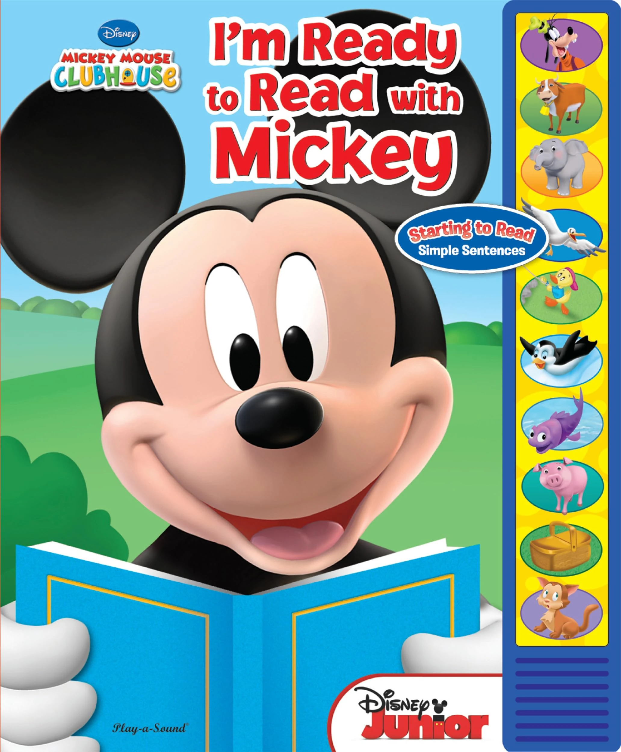 Disney Mickey Mouse Clubhouse - I'm Ready to Read With Mickey Sound Book - Play-a-Sound - PI Kids