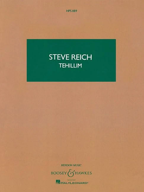 Tehillim: For Voices and Ensemble or Chamber Orchestra (Hps, 1189) - Image 1