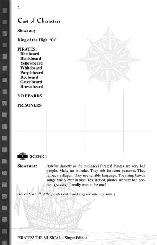 Pirates! The Musical. Workbooks. Set and CD