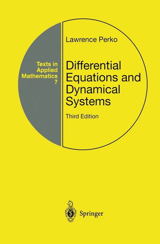 Differential Equations and Dynamical Systems: 7 (Texts in Applied Mathematics, 7)