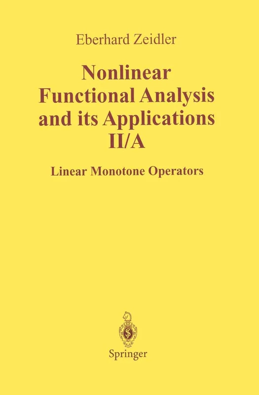 Springer - Nonlinear Functional Analysis and Its Applications II/A