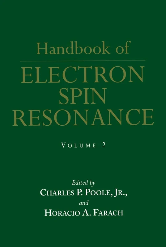 Handbook of Electron Spin Resonance: Volume 2