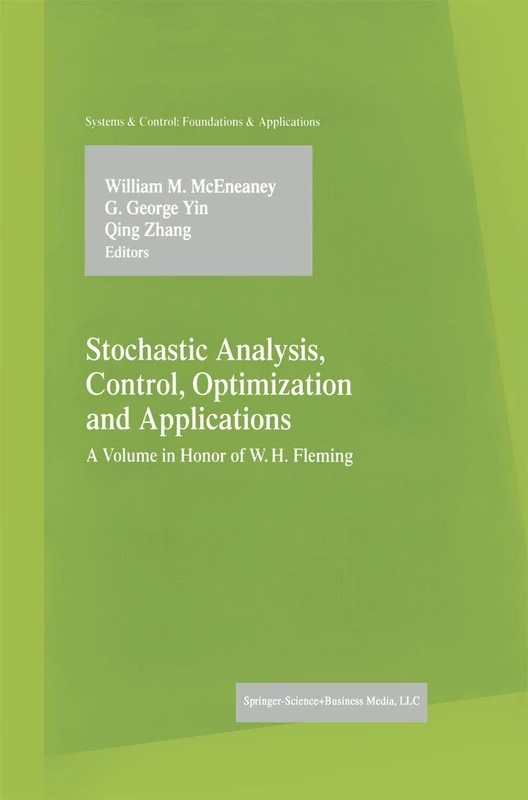 Birkhauser Stochastic Analysis, Control and Optimization Book