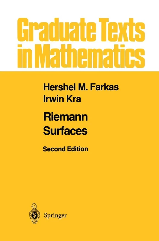 Riemann Surfaces: 71 (Graduate Texts in Mathematics, 71)