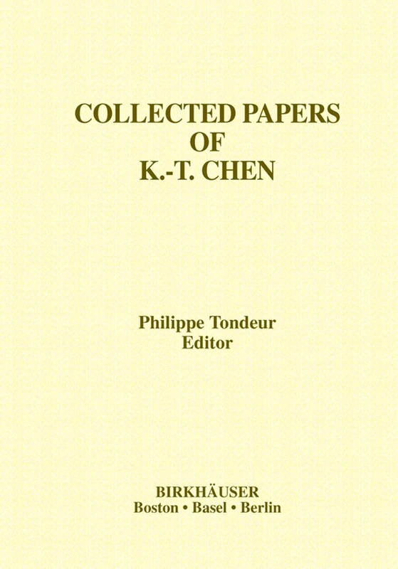 Collected Papers of K.-T. Chen (Contemporary Mathematicians) - Image 1